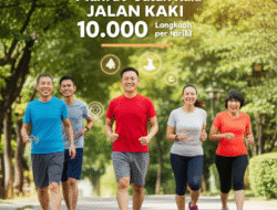 Manfaat Jalan Kaki 10.000 Langkah per Hari