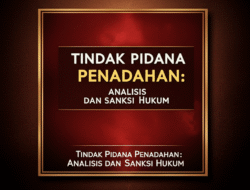 Tindak Pidana Penadahan: Analisis dan Sanksi Hukum